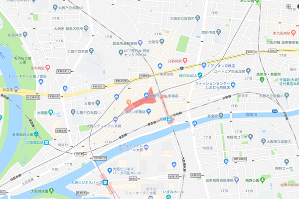 京橋店地図